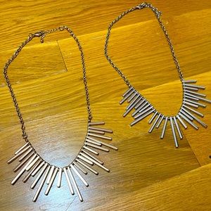 Express Gold & Silver Starburst Necklaces